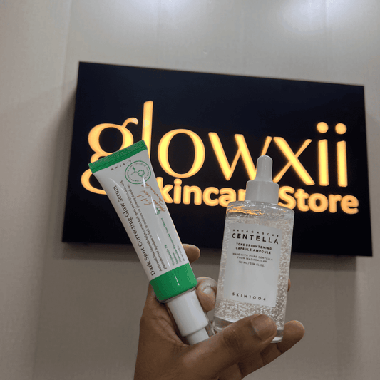 Centella Tone Brightening Ampoule + Axis-y dark spot correcting glow serum bundle With