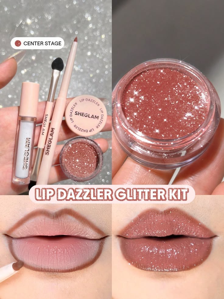 Sheglam Lip Dazzler Glitter Full Kit