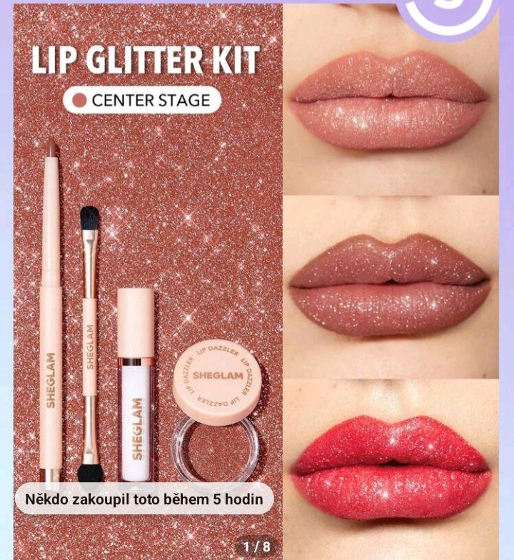 Sheglam Lip Dazzler Glitter Full Kit