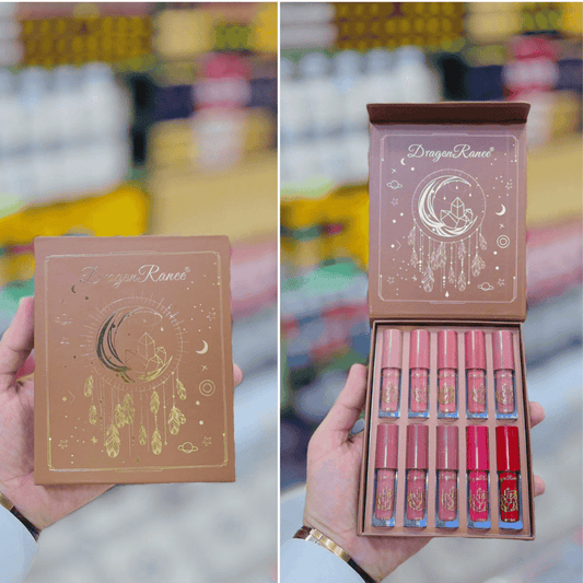Dragon Ranee 10 Pcs Velvet Matte Liquid Lipstick Gift Set
