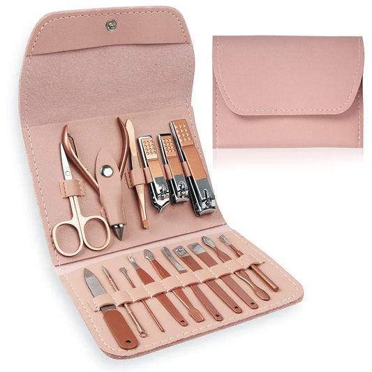 16pcs Premium Nail Cutter Set Stainless Steel